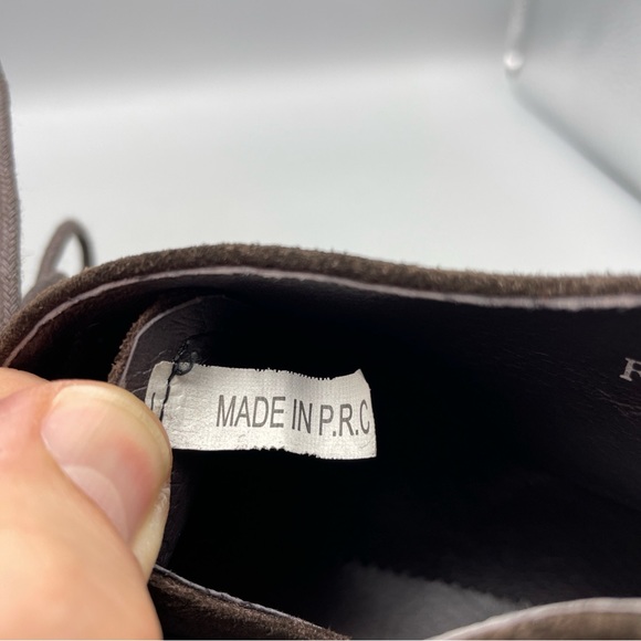 Antonio Bossi Oxfords Men’s Size 8.5 US/ 42 EU Brown Suede Leather (Damaged) - Picture 15 of 15